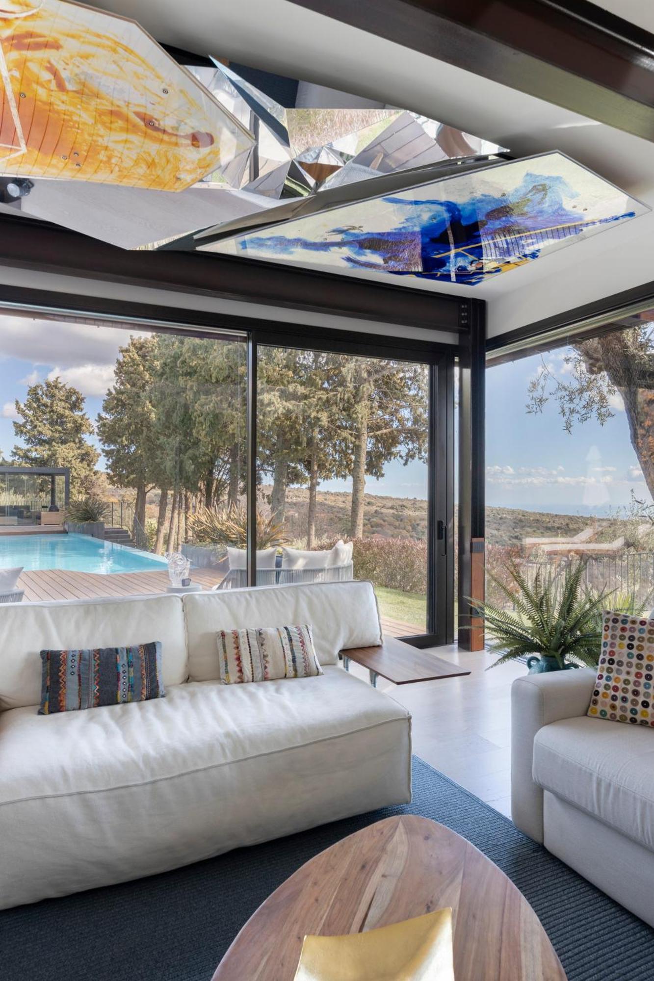 Scialaj Villa Di Lusso Sull'Etna Con Piscina E Vista Mare Ragalna エクステリア 写真