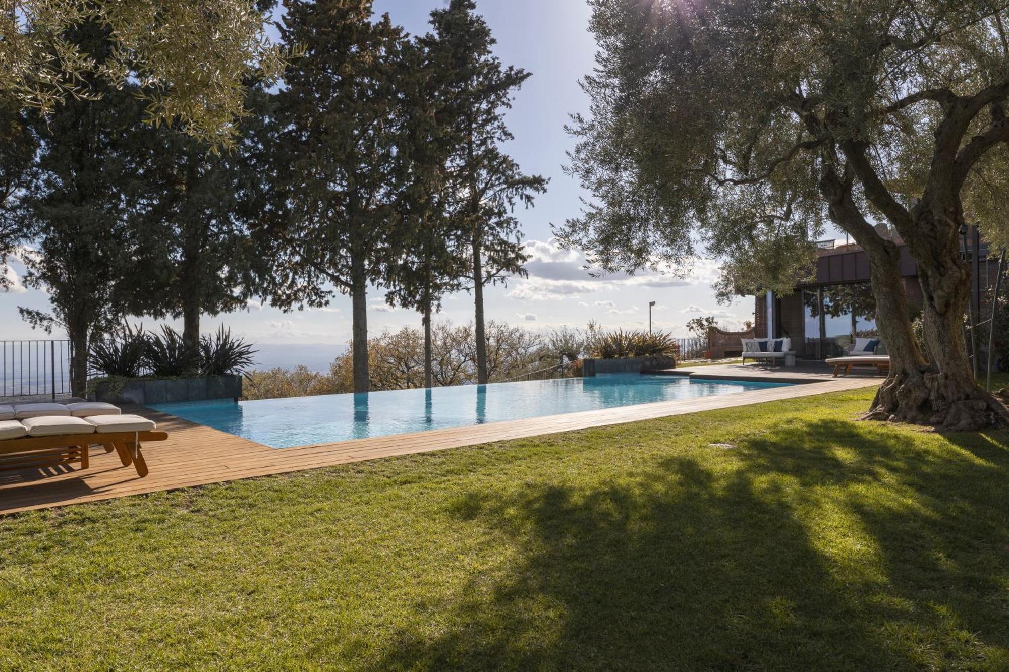 Scialaj Villa Di Lusso Sull'Etna Con Piscina E Vista Mare Ragalna エクステリア 写真