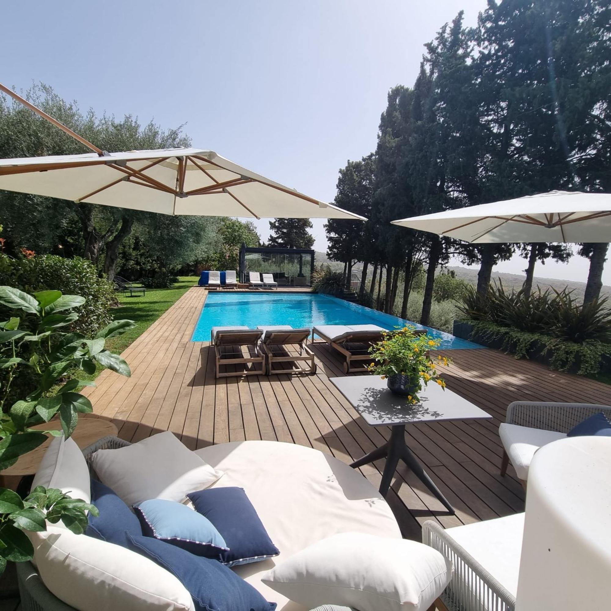 Scialaj Villa Di Lusso Sull'Etna Con Piscina E Vista Mare Ragalna エクステリア 写真
